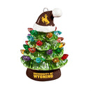 University of Wyoming, 4" Mini LED Tabletop Christmas Tree