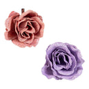 Cottage Garden Tree Clip, Rose, 2.5", Asst of 2, Set of 3, Acetate Box