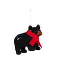 Winter Grove Ornament Fabric Forest Animal, 7.75"H, Asst of 3