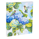 Cottage Garden Indoor Wall Decor, Blue Hydrangeas and Hummingbird Canvas, 8"Lx10"H, Asst of 3