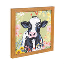 Hillside Pasture Indoor Wall Decor, Farm Animal Canvas, 10"Lx10"H, Asst of 4
