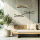 VivaStyle Wall Decor, Metal, Dragonfly Lasercut, Asst of 3