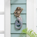 Seaside Retreat Outdoor Wall Decor Resin Mermaid, 15.35"H