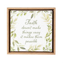 Simple Blessings Indoor Wall Decor, Floral Sentiment Canvas with Wood Frame, 10"Lx10"H, Asst of 3