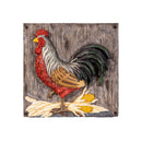 Hillside Pasture Outdoor Wall Decor Resin Rooster, 12", Asst of 2