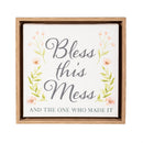 Simple Blessings Indoor Wall Decor, Sentiment Canvas with Wood Frame, 10"Lx10"H, Asst of 3