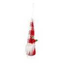 Fabric Holiday Gnome Ornament, 2 Asst, 6 of each, 12 Piece Total in Wooden Tray