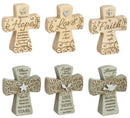 Memorial Sign Inspirational Cross, Asst of 6, CDU
