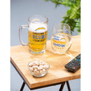 Los Angeles Chargers, Stemless 17OZ Wine & Beer 16 OZ  Gift Set