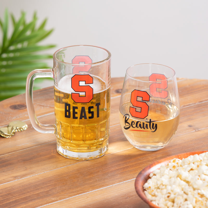 Syracuse University, Stemless 17OZ Glass & Tankard,p384940