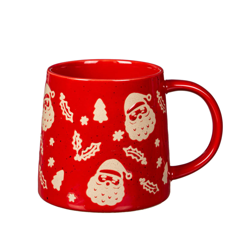 15oz Ceramic Artisanal  Christmas Cup,p4877