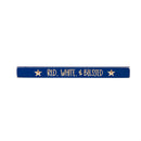 Red, White, & Bloom Pride Wood Sign Program, 18"L