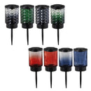 Garden Path Lighting Pallet Program Solar Glass Pathway Light, total 8 Colors, 176pcs