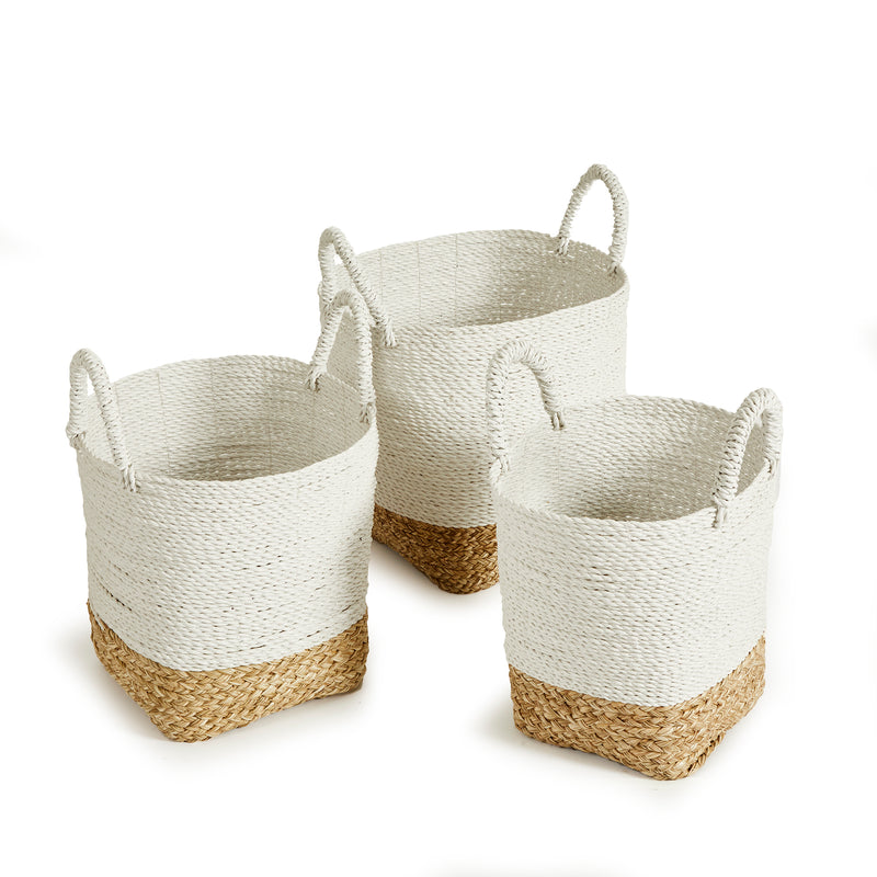 NAPA Home & Garden, MADURA MARKET BASKETS, SET OF 3,PA201WH