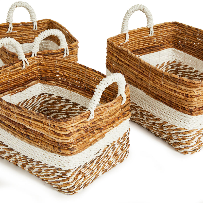 NAPA Home & Garden, KEY LARGO RECTANGULAR BASKETS, SET OF 3,PA204