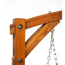 Wooden swing bench