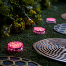 LED RGB Puck Light with Remote Control, Set of 3