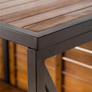 Aacia Bar Table with Irin Frame