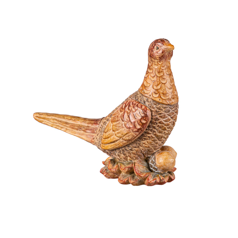 Polyresin Pheasant Statuary Set of 2,phc295