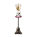 Metal Skeleton Green Head on stand/Skeleton Purple Head on Stand Set of 2,phc300