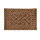 Waterhog Indoor/Outdoor Rug, Cable Weave in Camel 20"x30"