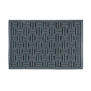 Waterhog Indoor/Outdoor Rug, Basketweave in Bluestone 20"x30"