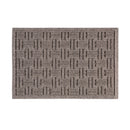 Waterhog Indoor/Outdoor Rug, Basketweave in Grey 20"x30"