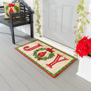 Indoor/Outdoor Hooked Rug, Polypropylene, Cardinal Joy, 24"x42"