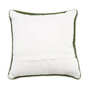Indoor Outdoor Hooked Pillow Pink Flower 18"x18"