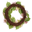 22" Spring Hydrangea Wreath
