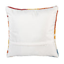 Indoor/Outdoor Fall Leaves Hooked Polypropylene Throw Pillow 18"x18"