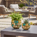 VivaStyle Planter, Metal, Nested Set of 2
