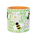 Cottage Garden Planter, Mosaic Ladybug and Bee, 2 Asst