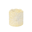 Hillside Pasture Planter, Ceramic Sunflower Embossed Planter, 5.5"Dx5.5"H, Set of 3