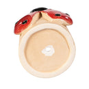 Cottage Garden Planter, Ceramic Bee and Ladybug Planter, 3.1"Dx2.8"H, 2 Asst