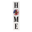 American Classic Garden Decor, Porch Leaner, Sunflower "HOME", 10.75" L x 46" H