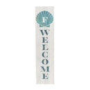 Coastal Porch Leaner Shell Monogram 46" F F