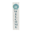 Coastal Porch Leaner Shell Monogram 46" Q Q