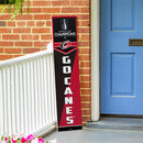 Carolina Hurricanes 2026 Stanley Cup Champions 46" Single Sided Porch Leaner