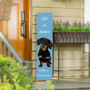 Pet Central Dog Porch Leaner, Dachshund, 46"H