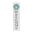 Coastal Porch Leaner Shell Monogram 46" X X