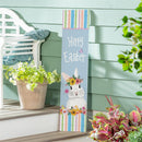 Bunny Blooms Garden Decor, Porch Leaner, Easter, 10.75" L x 46" H