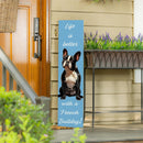 Pet Central Dog Porch Leaner, French Bulldog, 46"H