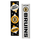 Boston Bruins 2025 46" Double Sided Leaner, Christmas