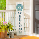 Coastal Porch Leaner Shell Monogram 46" O O
