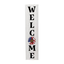 American Classic Garden Decor, Porch Leaner, Sunflower "WELCOME", 10.75" L x 46" H