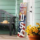 Red White & Bloom Porch Leaner, USA, 46"H