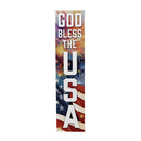 Red White & Bloom Porch Leaner, USA, 46"H