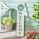 Coastal Porch Leaner Shell Monogram 46" H H