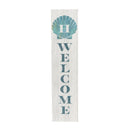 Coastal Porch Leaner Shell Monogram 46" H H